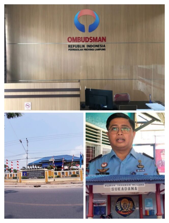 
					Diduga Kanwil KemenkumHam Lampung Kong Kalikong dengan Rutan Sukadana Kelas IIB Lampung Timur, Perwakilan Ombudsman RI perwakilan provinsi Lampung Siap Usut Tuntas