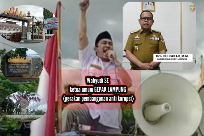 
					Kabid SMA dinas pendidikan Lampung didesak oleh ketua LSM Gepak harus bertanggung jawab atas kekacauan PPDB