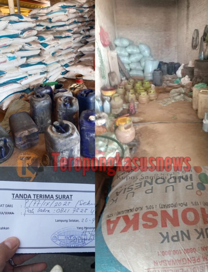 
					Insan Pers Laporkan Dugaan Gudang Penimbunan Pupuk Bersubsidi Ilegal Milik Dika Di Kecamatan Rawajitu Ke Polda Lampung, Kapolda Lampung Diminta Segera Tindak Lanjutnya