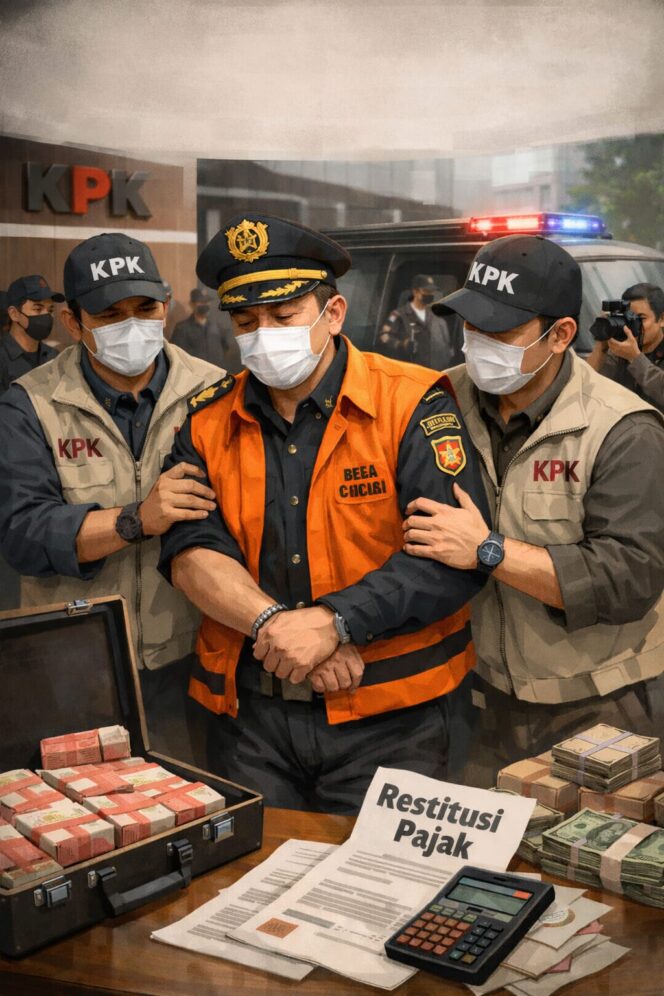 
					Baru Dilantik, Kakanwil Bea Cukai Lampung–Bengkulu Diciduk KPK ,OTT Restitusi