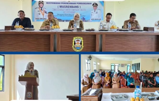 
					Pemerintah Kota Bandar Lampung Menyelenggarakan Musyawarah Perencanaan Pembangunan (Musrenbang) Tingkat Kecamatan