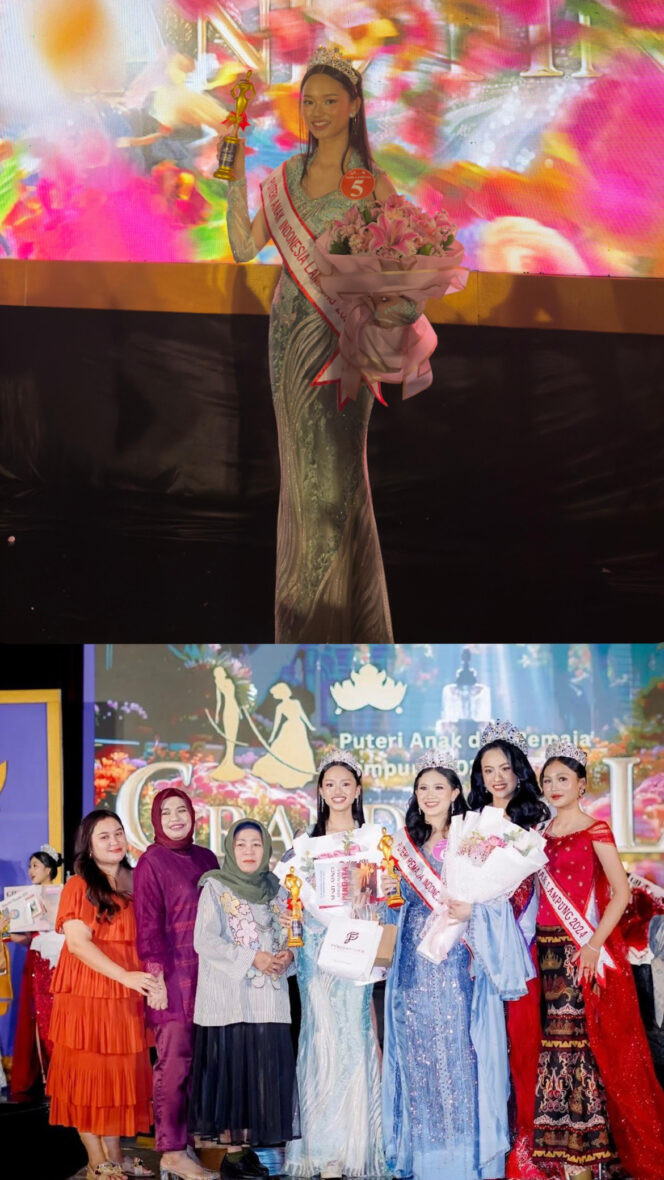 
					Shakira Alkhaira Dinobatkan sebagai Puteri Anak Indonesia Lampung 2026, Siap Bawa Nama Lampung ke Kancah Nasional