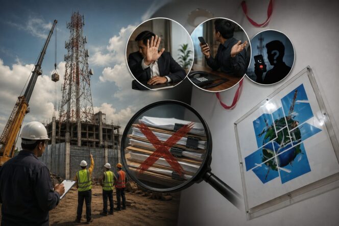 
					Bola Panas Izin Tower: Pengelola dan Pihak Lapangan Saling Lempar, Legalitas Tak Kunjung Terjawab