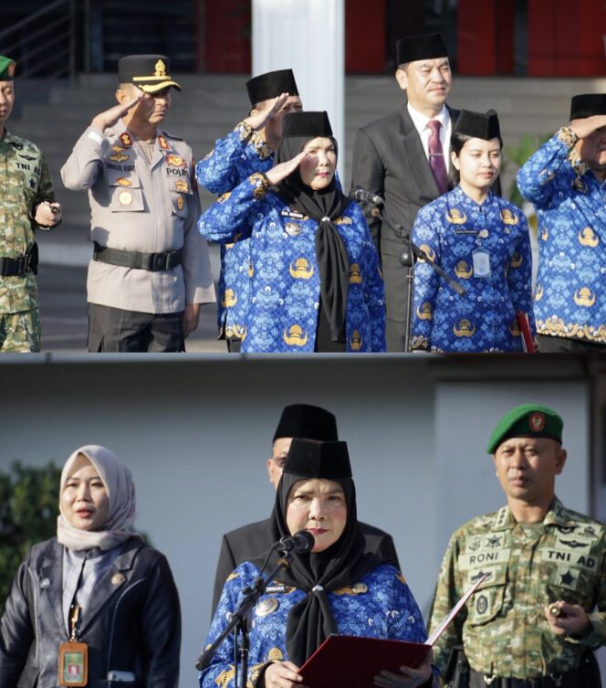 
					Pemerintah Kota (Pemkot) Bandar Lampung menggelar upacara peringatan Hari Lahir Pancasila di lingkungan Pemkot Bandar Lampung,