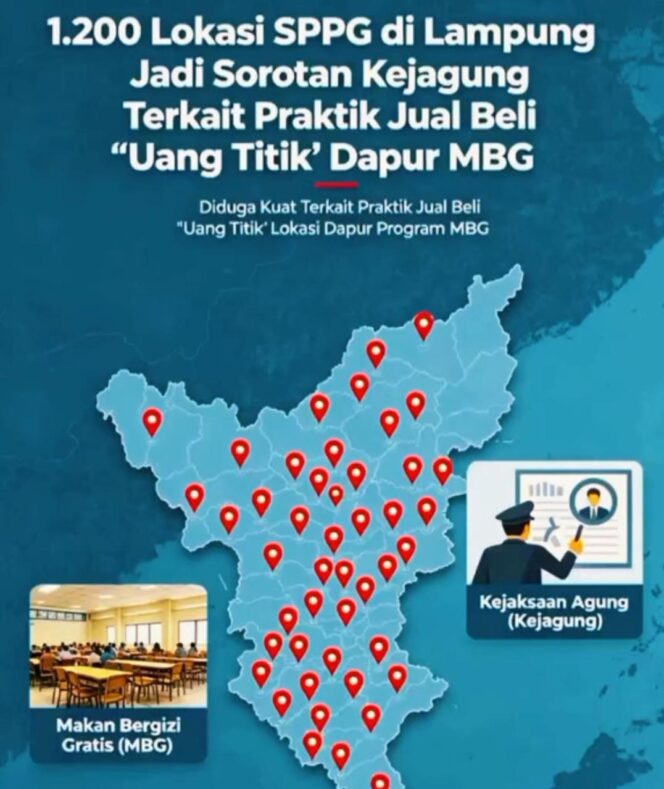
					Kejagung Perluas Pengusutan Program MBG, Ribuan SPPG di Lampung Siap Diaudit