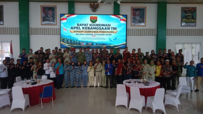 
					Pertahankan Kedaulatan Berbasis Rakyat, Kodam XXI/Radin Inten Galang 56 Komponen Pendukung Se-Lampung-Bengkulu